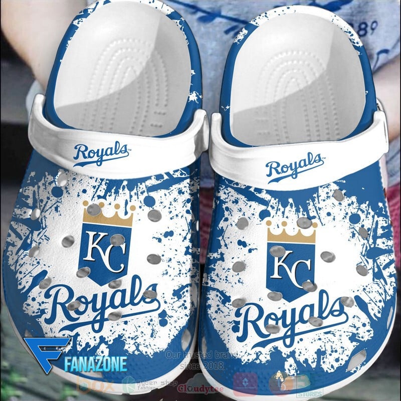 Kansas City Royals MLB Sport Crocs Clogs Crocband Shoes Comfortable For Men Women and Kids