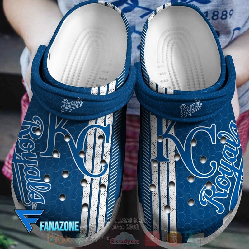 Kansas City Royals MLB Sport Crocs Clogs Crocband Shoes Comfortable For Men Women and Kids