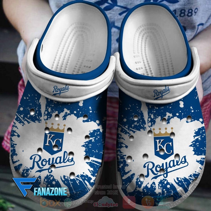 Kansas City Royals MLB Sport Crocs Clogs Crocband Shoes Comfortable For Men Women and Kids