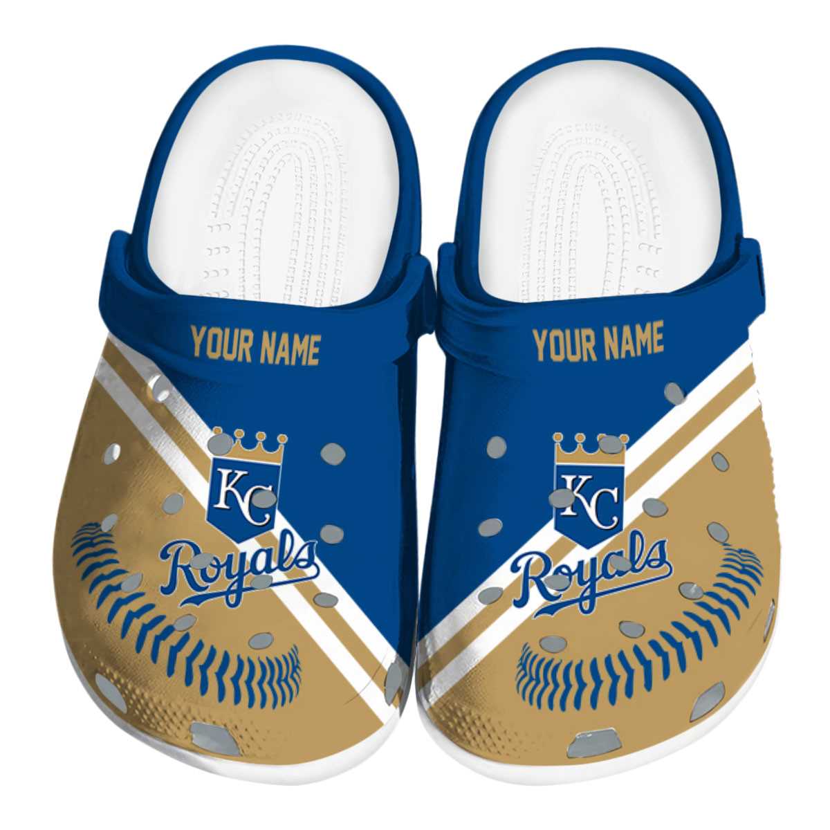 Kansas City Royals MLB Sport Crocs Crocband Clogs Shoes Comfortable For Men Women and Kids