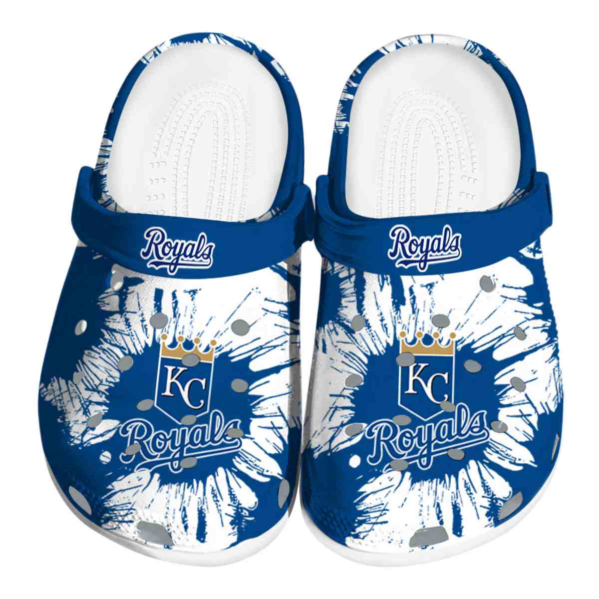 Kansas City Royals MLB Sport Crocs Crocband Clogs Shoes Comfortable For Men Women and Kids