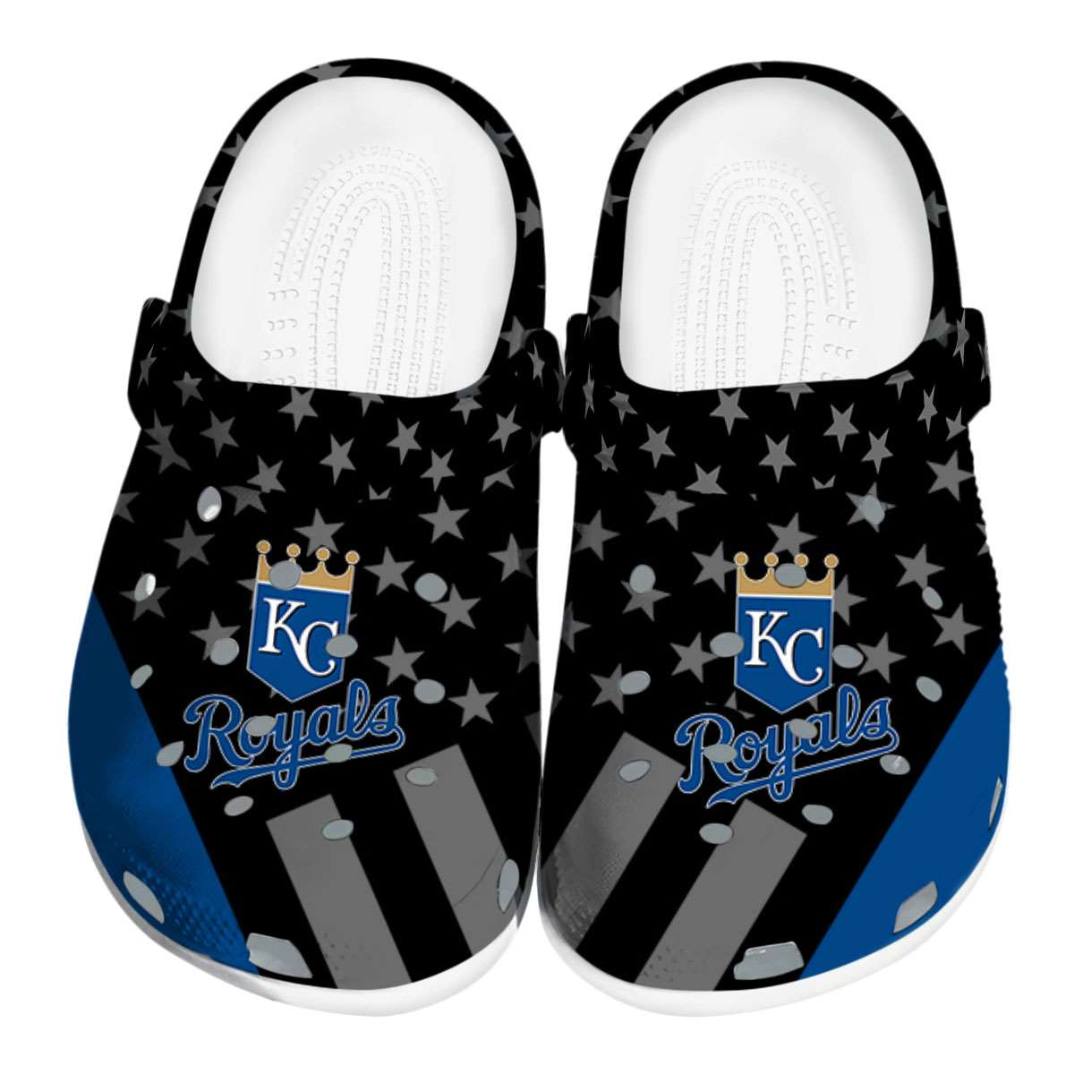 Kansas City Royals MLB Sport Crocs Crocband Clogs Shoes Comfortable For Men Women and Kids