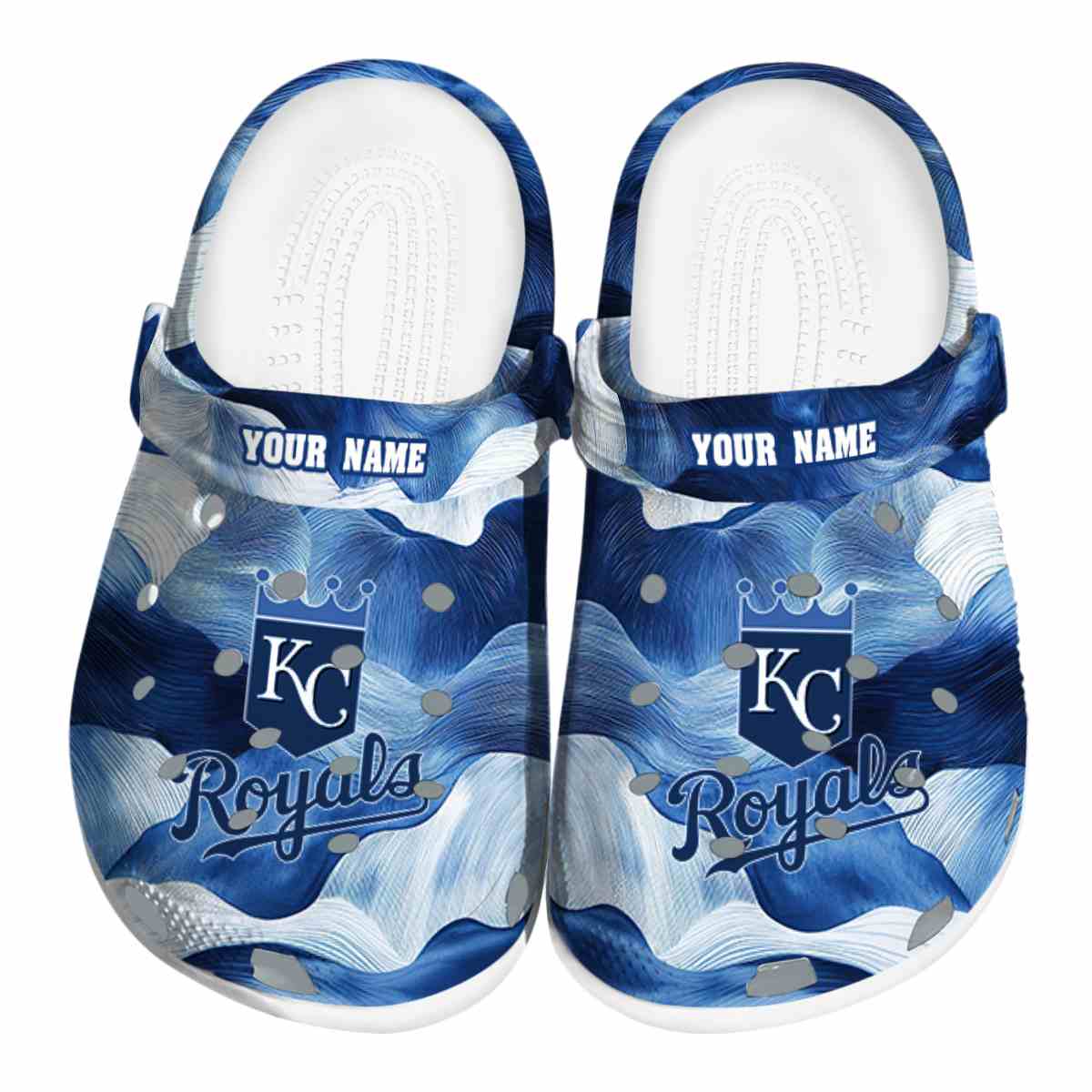 Kansas City Royals MLB Sport Crocs Crocband Clogs Shoes Comfortable For Men Women and Kids