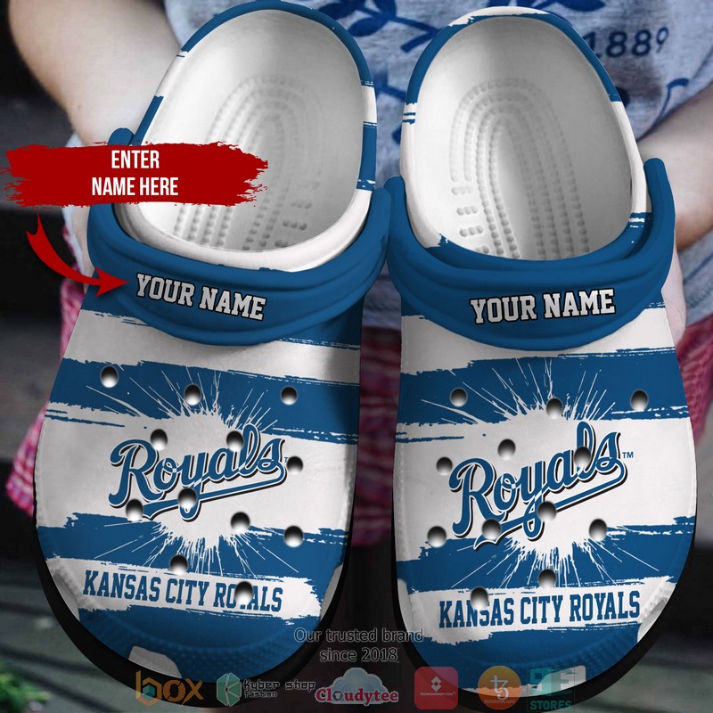 Kansas City Royals MLB Sport Crocs Crocband Clogs Shoes Comfortable For Men Women and Kids