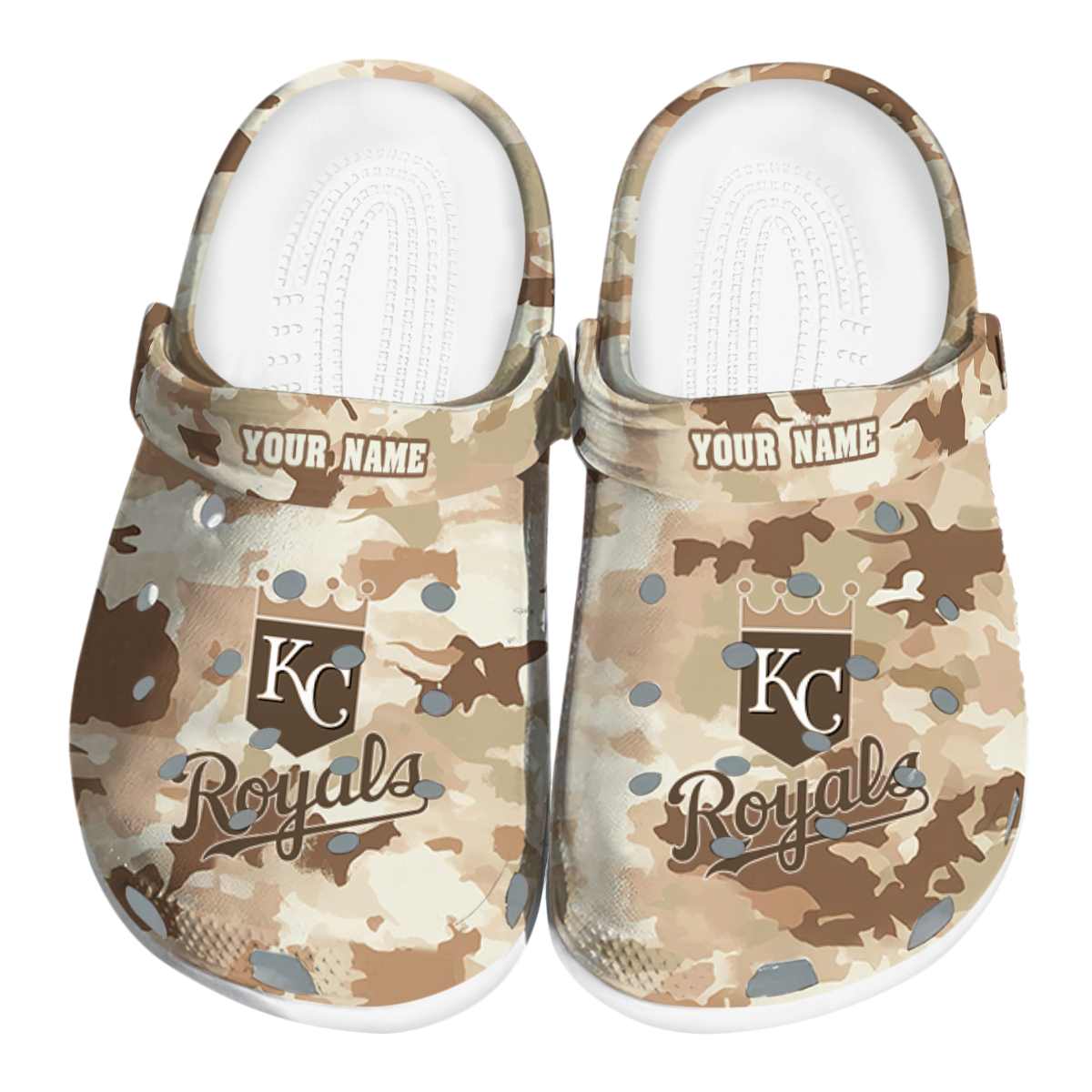 Kansas City Royals MLB Sport Crocs Crocband Clogs Shoes Comfortable For Men Women and Kids