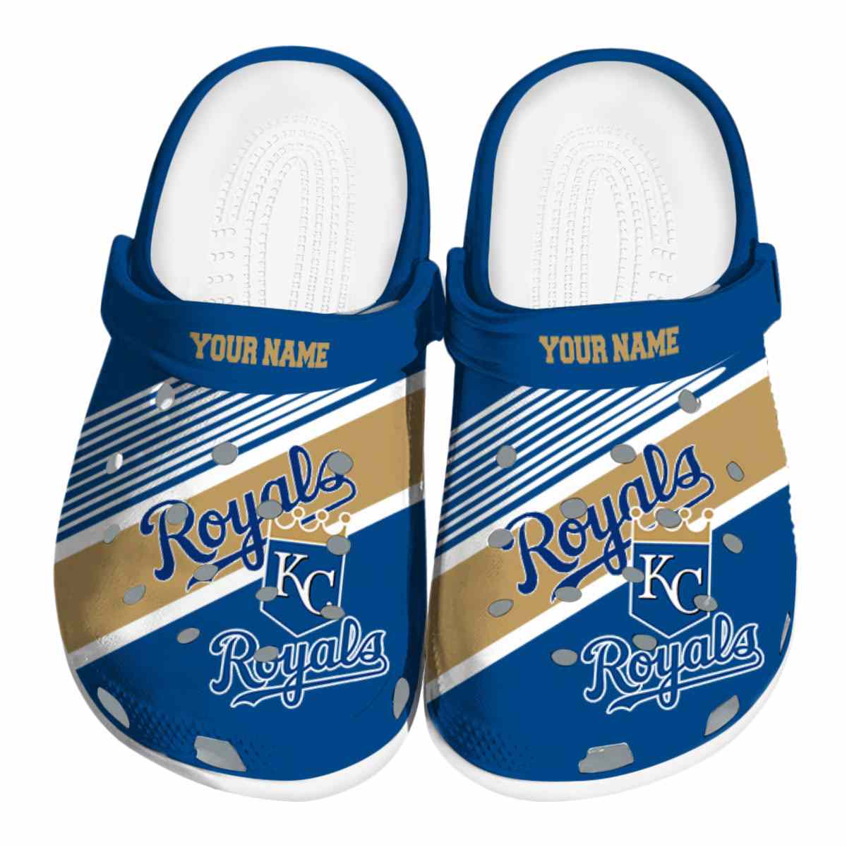 Kansas City Royals MLB Sport Crocs Crocband Clogs Shoes Comfortable For Men Women and Kids