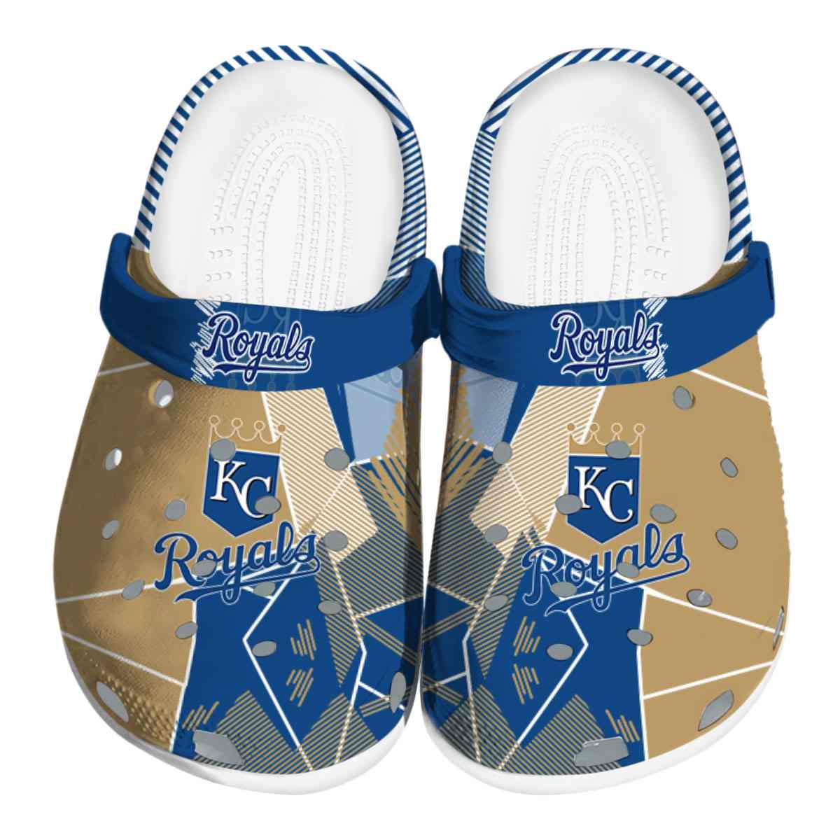 Kansas City Royals MLB Sport Crocs Crocband Clogs Shoes Comfortable For Men Women and Kids