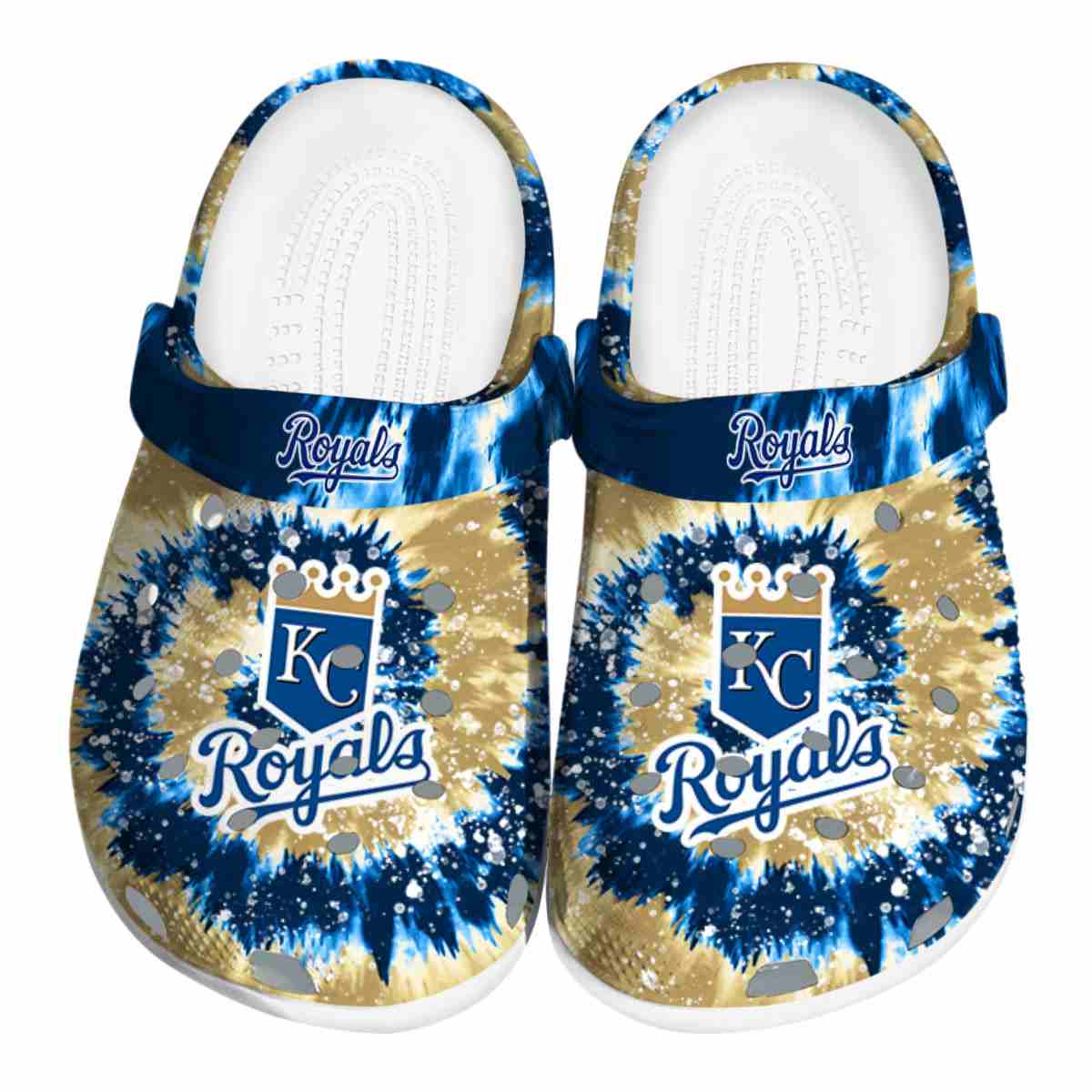 Kansas City Royals MLB Sport Crocs Crocband Clogs Shoes Comfortable For Men Women and Kids