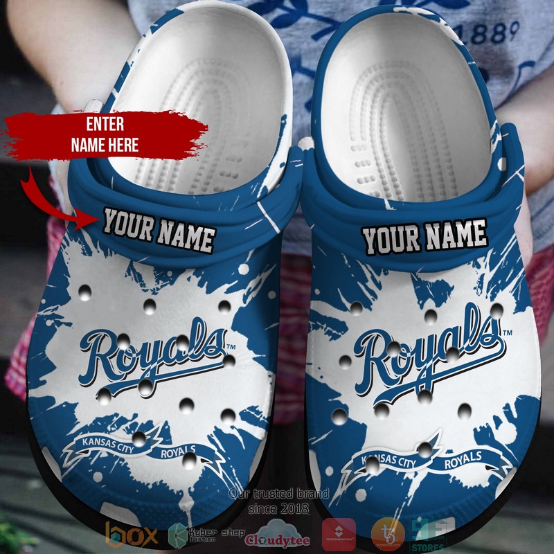 Kansas City Royals MLB Sport Crocs Crocband Clogs Shoes Comfortable For Men Women and Kids