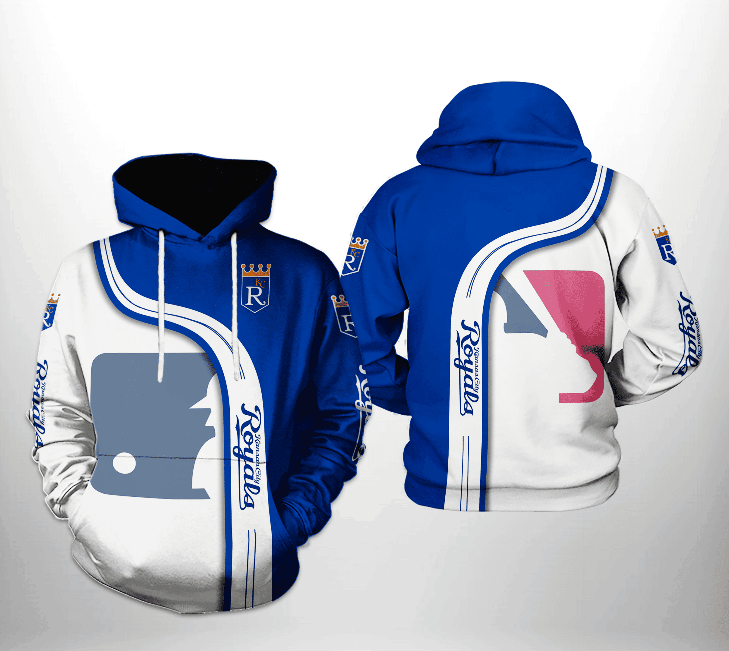 Kansas City Royals MLB Team 3D All Over Print Hoodie, Zip Hoodie
