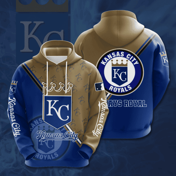 Kansas City Royals Ncaa Football 3D All Over Print Hoodie, Zip Hoodie