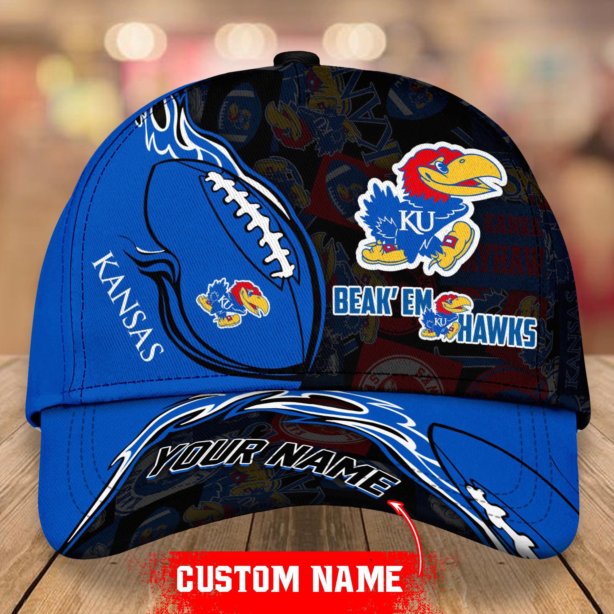 Kansas Jayhawks Classic Cap Trucker Hats Custom Hats Gifts For Men & Women