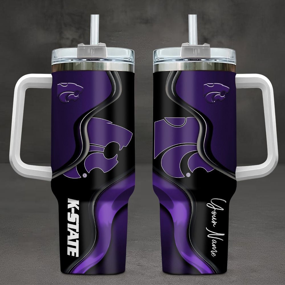 Kansas State Wildcats NCAA Custom Stanley Cup 40 oz 30 oz Tumbler With HandleTVC2301105