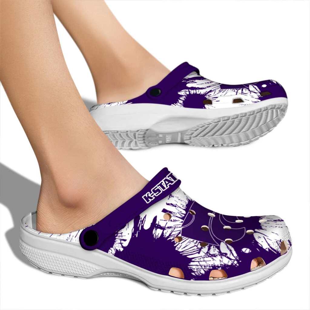 Kansas State Wildcats Splatter Graphics ClogTVC1801710 - Image 2