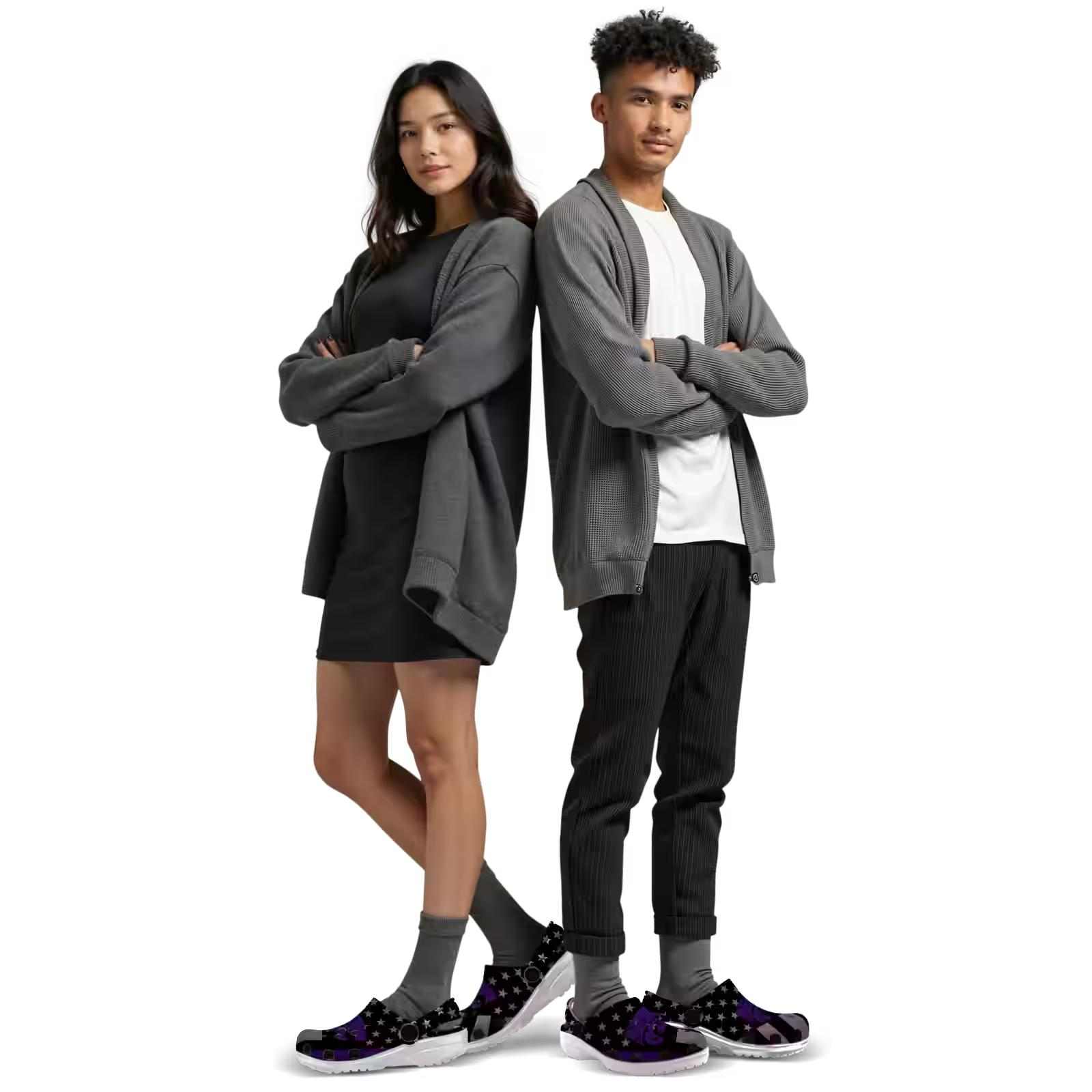 Kansas State Wildcats Stellar Stripes Theme ClogTVC1801779 - Image 7