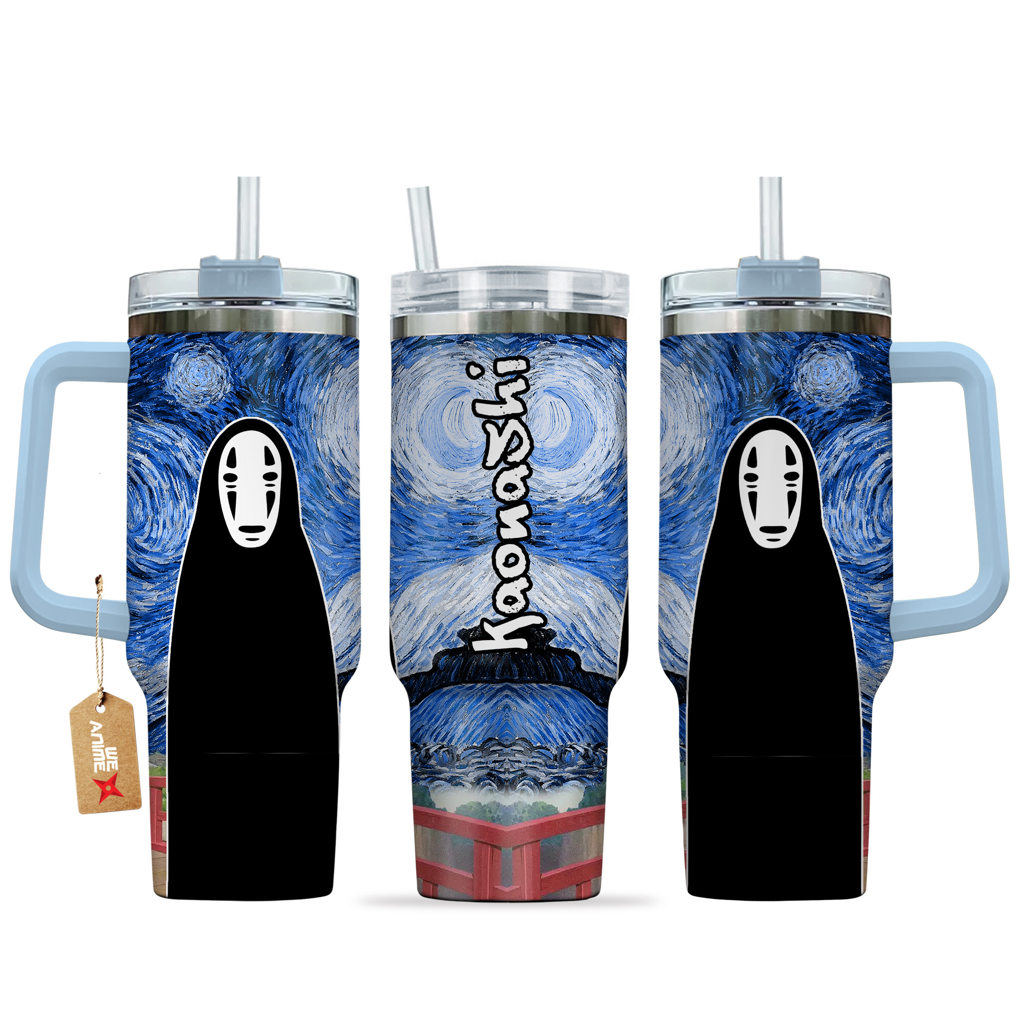 Kaonashi Spirited Away Anime Custom Stanley Cup 40 oz 30 oz Tumbler With HandleTVC2301135
