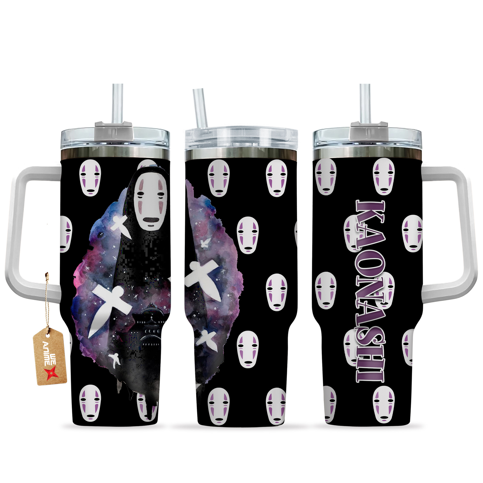 Kaonashi Spirited Away Anime Custom Stanley Cup 40 oz 30 oz Tumbler With HandleTVC2301153