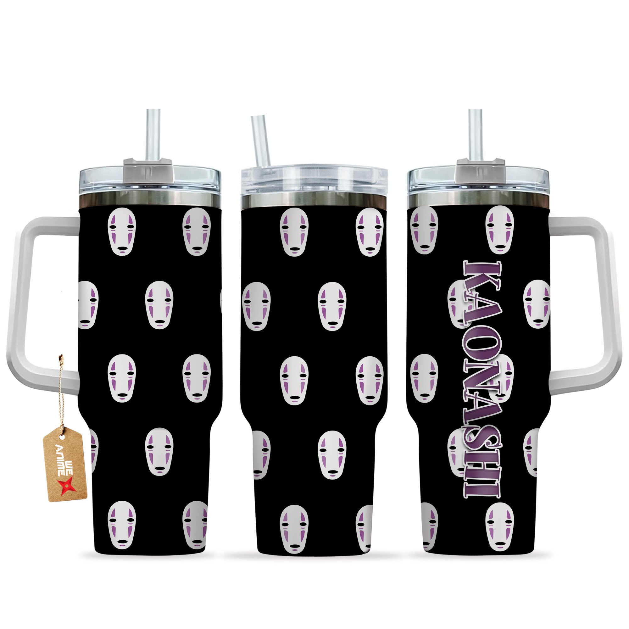 Kaonashi Spirited Away Anime Custom Stanley Cup 40 oz 30 oz Tumbler With HandleTVC2301154