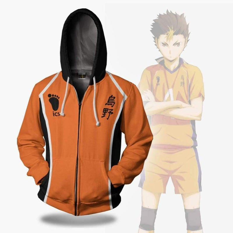 Karasuno Libero Uniform Haikyuu 3D All Over Print Hoodie, Zip Hoodie