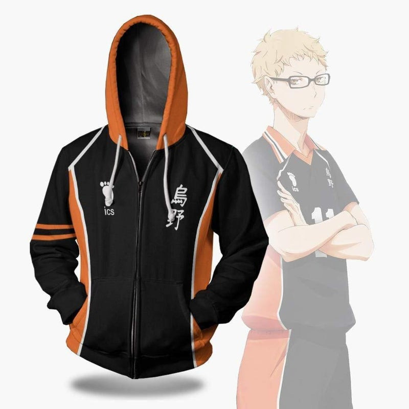 Karasuno Uniform Haikyuu 3D All Over Print Hoodie, Zip Hoodie
