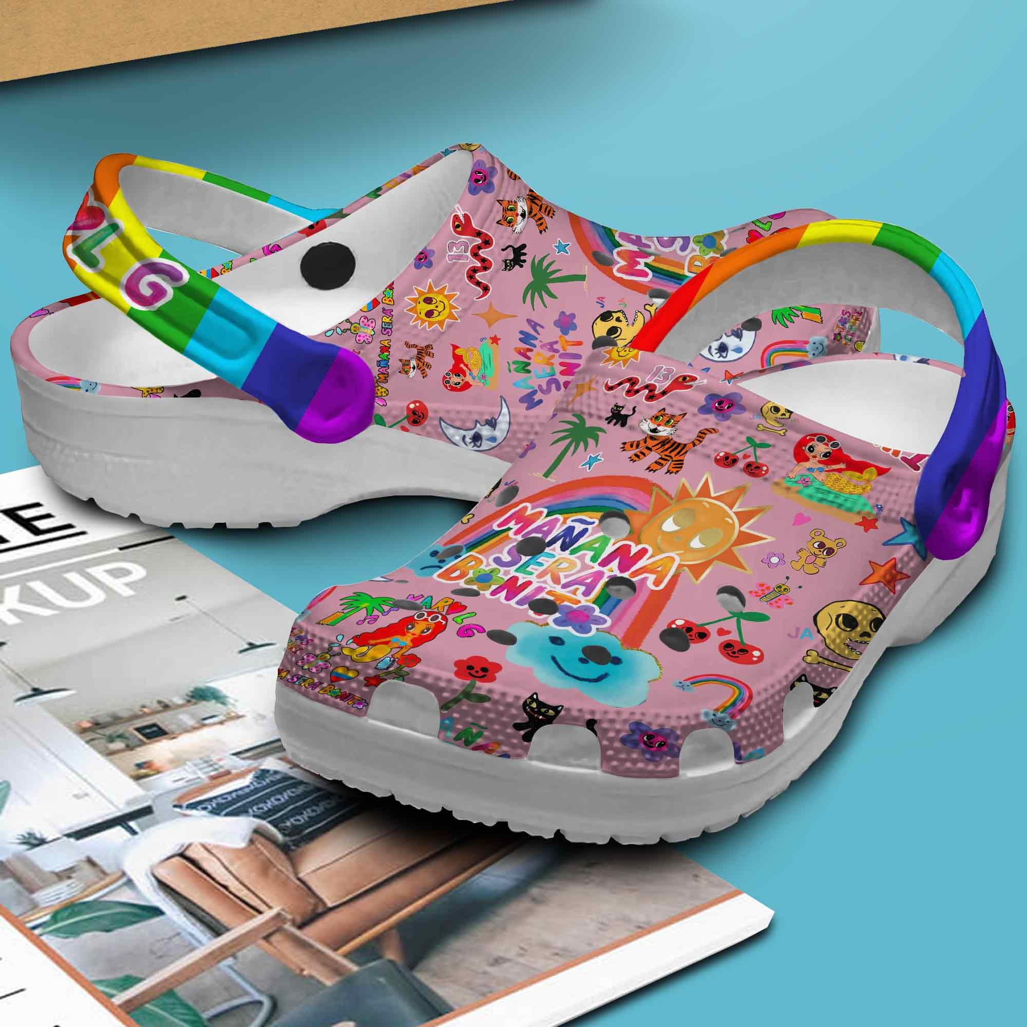 Karol G Music Crocs Crocband Clogs Shoes Comfortable For Men Women and Kids - Image 4