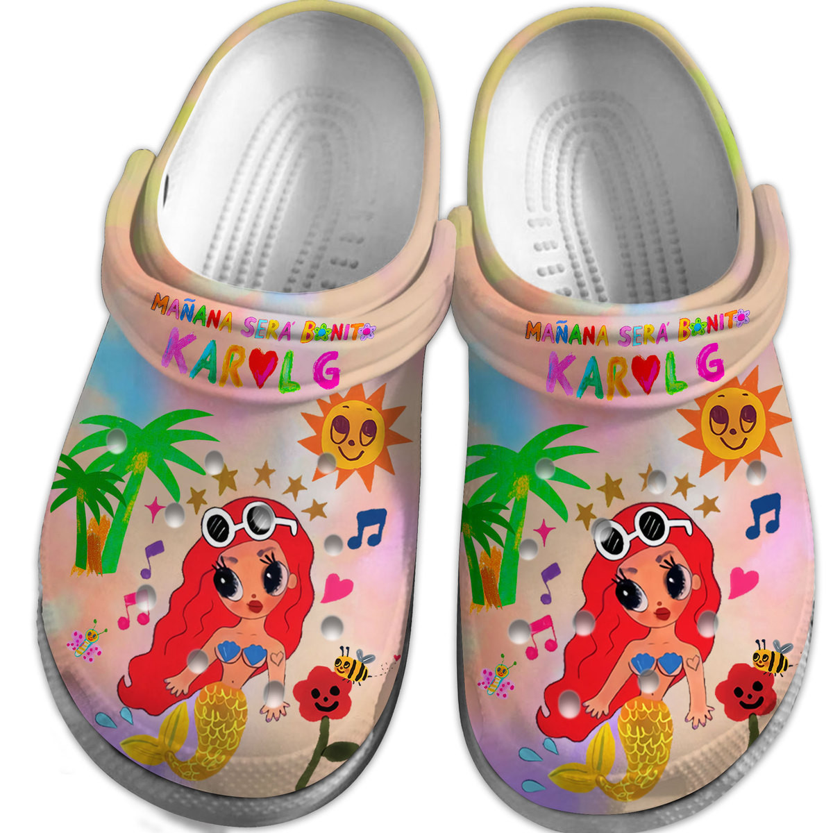 Karol G Music Crocs Crocband Clogs Shoes Comfortable For Men Women and Kids - Image 2