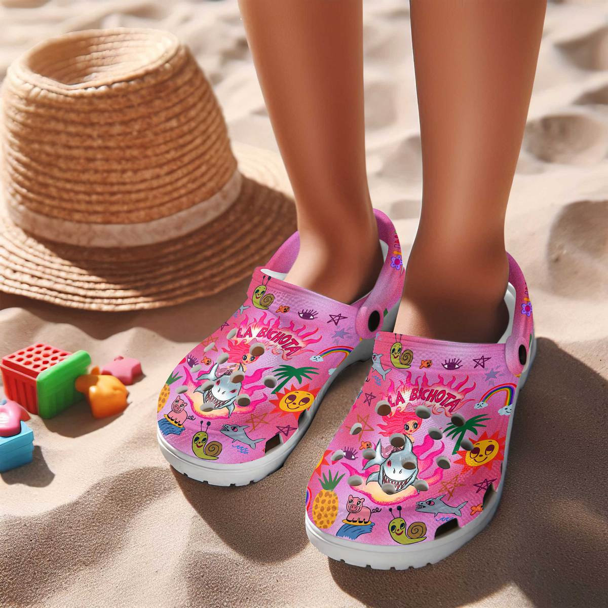 Karol G Music Crocs Crocband Clogs Shoes Comfortable For Men Women and Kids