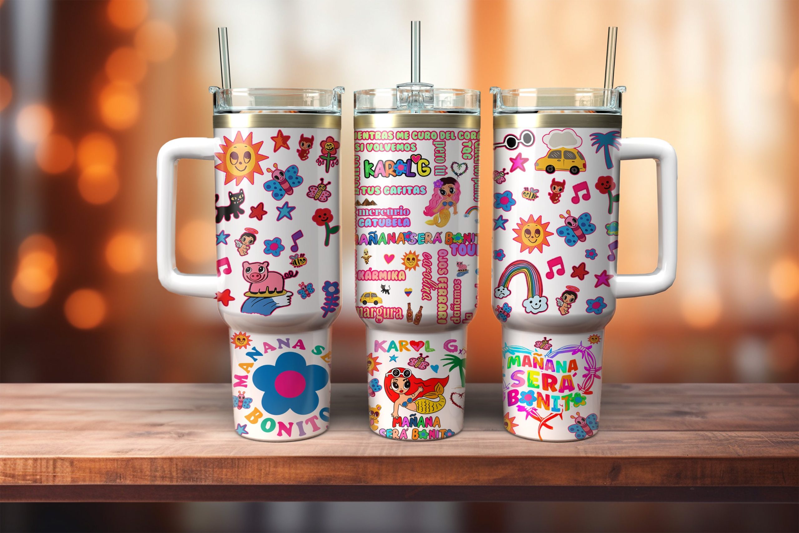 Karol G Music Custom Stanley Cup 40 oz 30 oz Tumbler With HandleTVC2301878