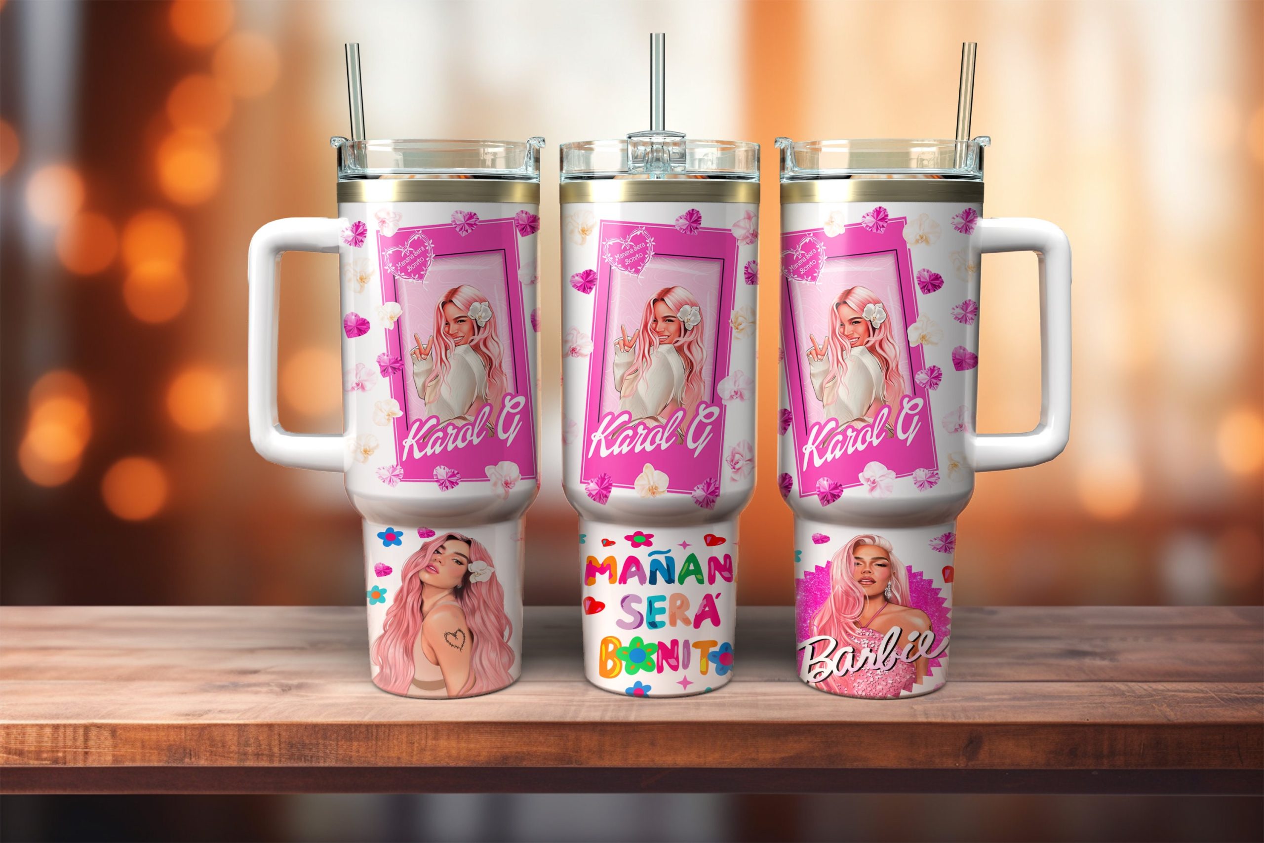 Karol G Music Custom Stanley Cup 40 oz 30 oz Tumbler With HandleTVC2301880