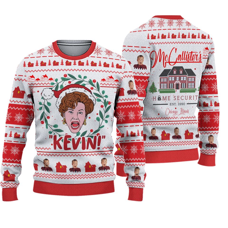 Kate McCallister Sweater, Kevin McCallister Ugly Sweater