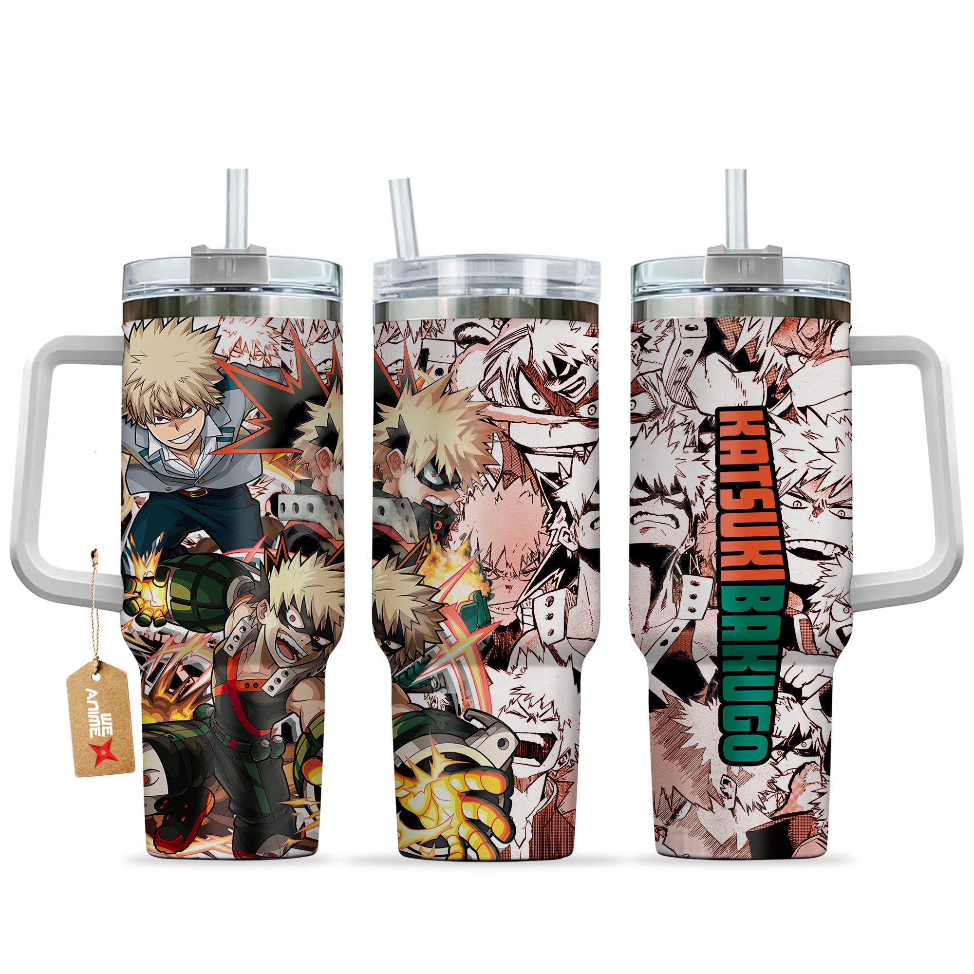 Katsuki Bakugo (Dynamight) My Hero Academia Anime Custom Stanley Cup 40 oz 30 oz Tumbler With HandleTVC2301152