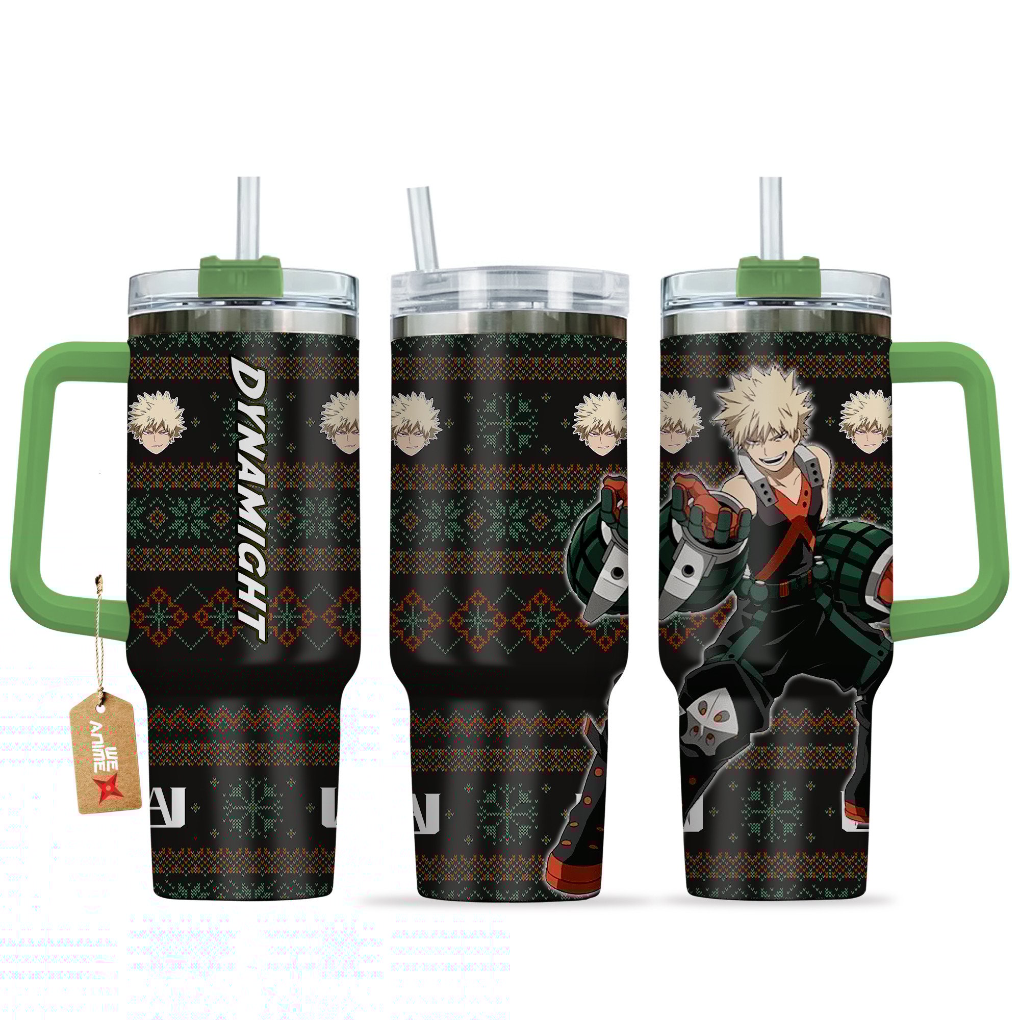 Katsuki Bakugo (Dynamight) My Hero Academia Anime Custom Stanley Cup 40 oz 30 oz Tumbler With HandleTVC2301165