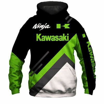 Kawasaki Ninja Racing 3D All Over Print Hoodie, Zip Hoodie