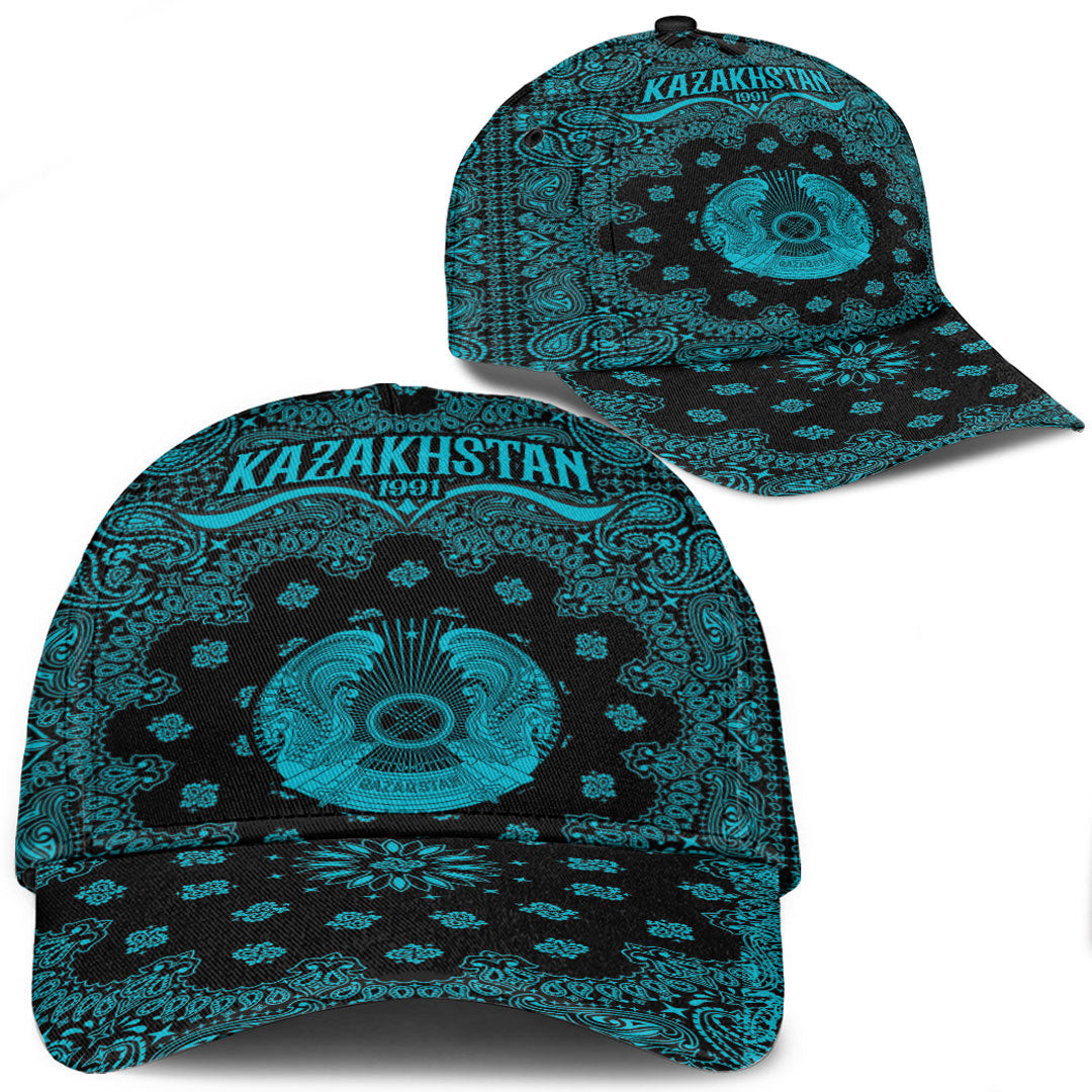 Kazakhstan Classic Cap Paisley Bandana Never Out of Date" Personalized Cap Trucker Hats Custom Hats Gifts For Men & Women"