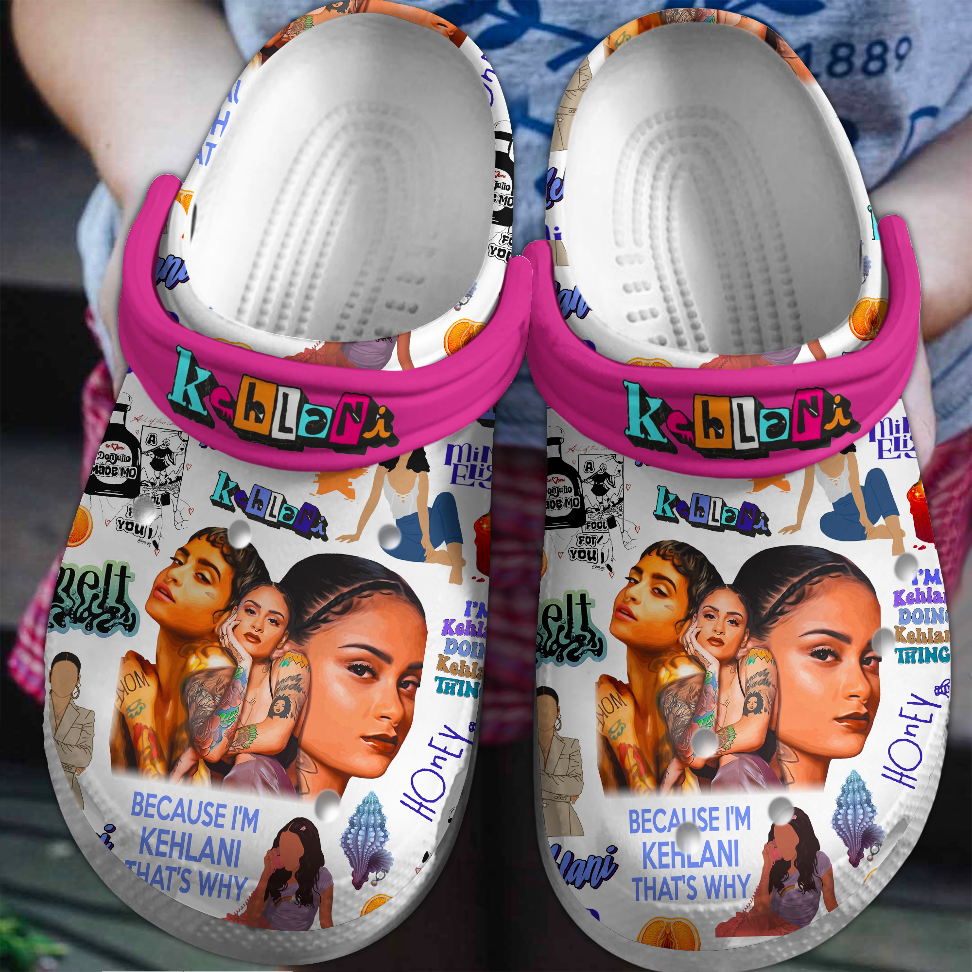 Kehlani Music Crocs Crocband Clogs Shoes Comfortable For Men Women and Kids