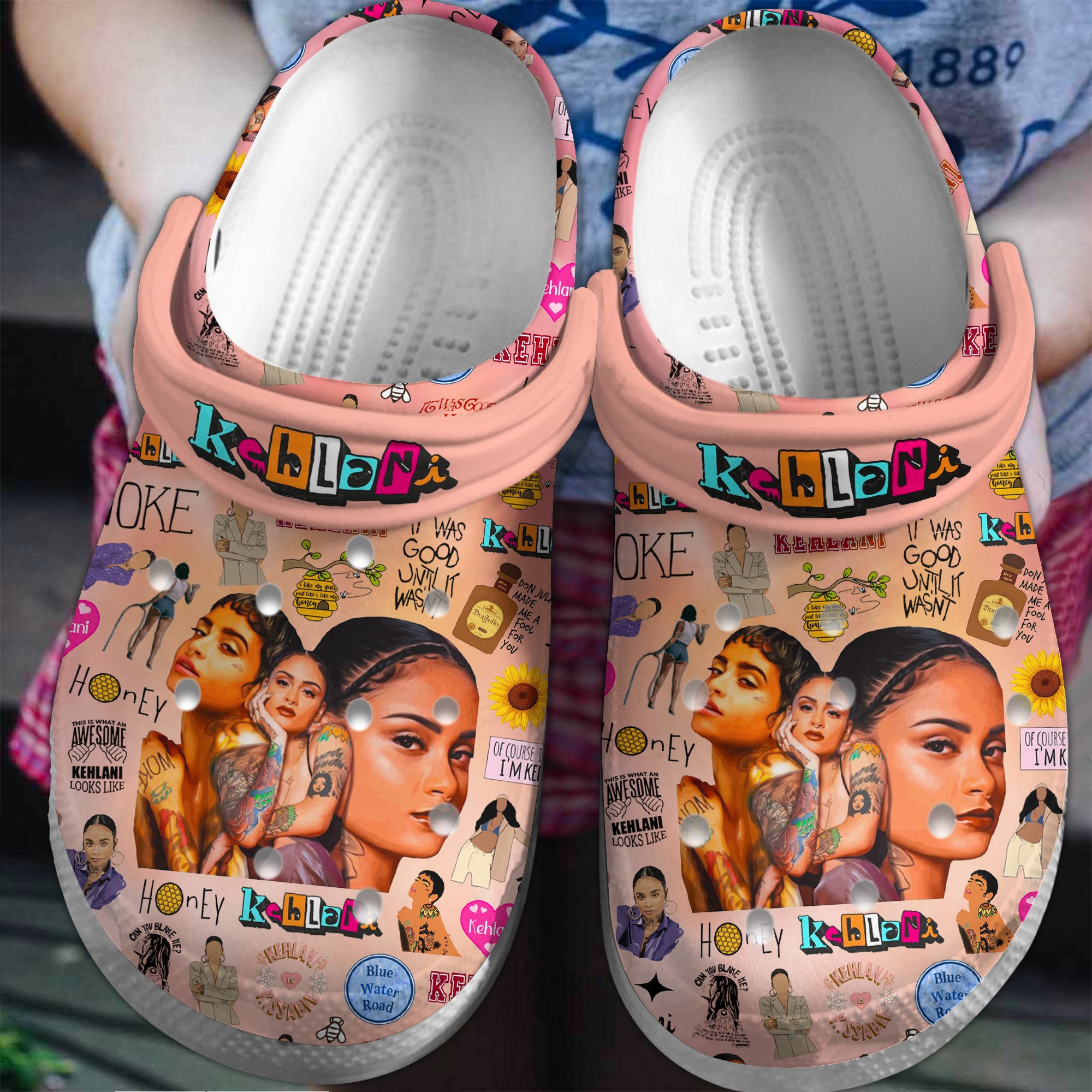 Kehlani Music Crocs Crocband Clogs Shoes Comfortable For Men Women and Kids