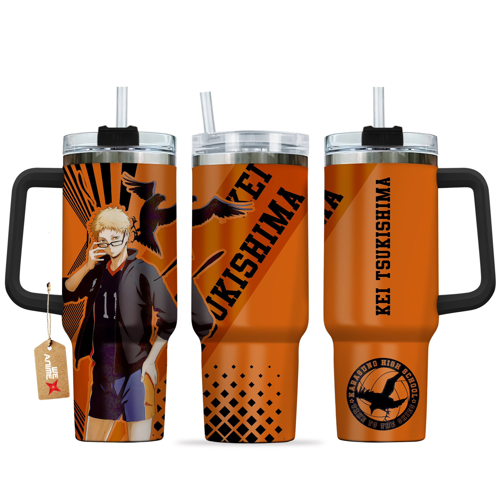 Kei Tsukishima Haikyu!! Anime Custom Stanley Cup 40 oz 30 oz Tumbler With HandleTVC2301141