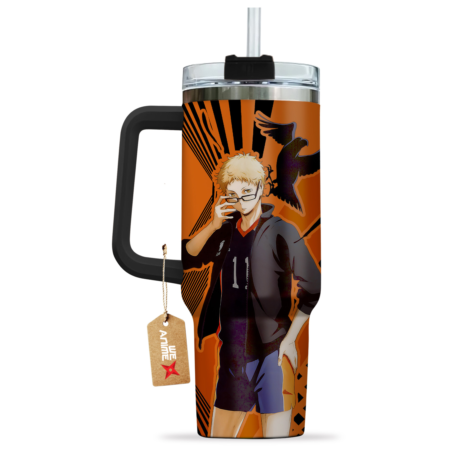 Kei Tsukishima Haikyu!! Anime Custom Stanley Cup 40 oz 30 oz Tumbler With HandleTVC2301141 - Image 3