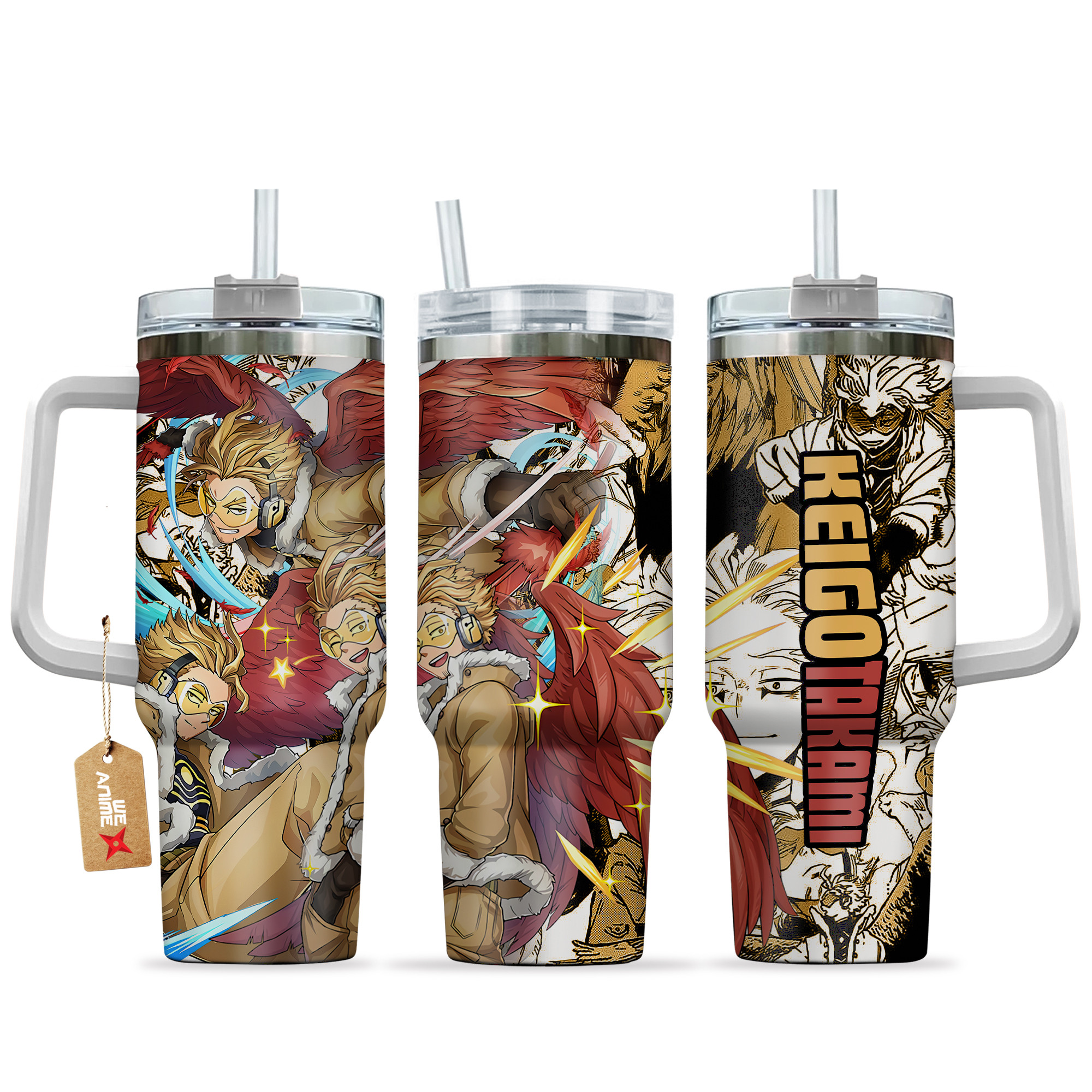 Keigo Takami (Hawks) My Hero Academia Anime Custom Stanley Cup 40 oz 30 oz Tumbler With HandleTVC2301152