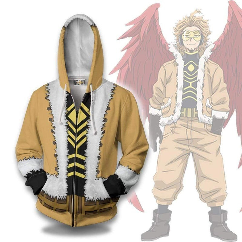Keigo Takami Cosplay Costume My Hero Academia 3D All Over Print Hoodie, Zip Hoodie