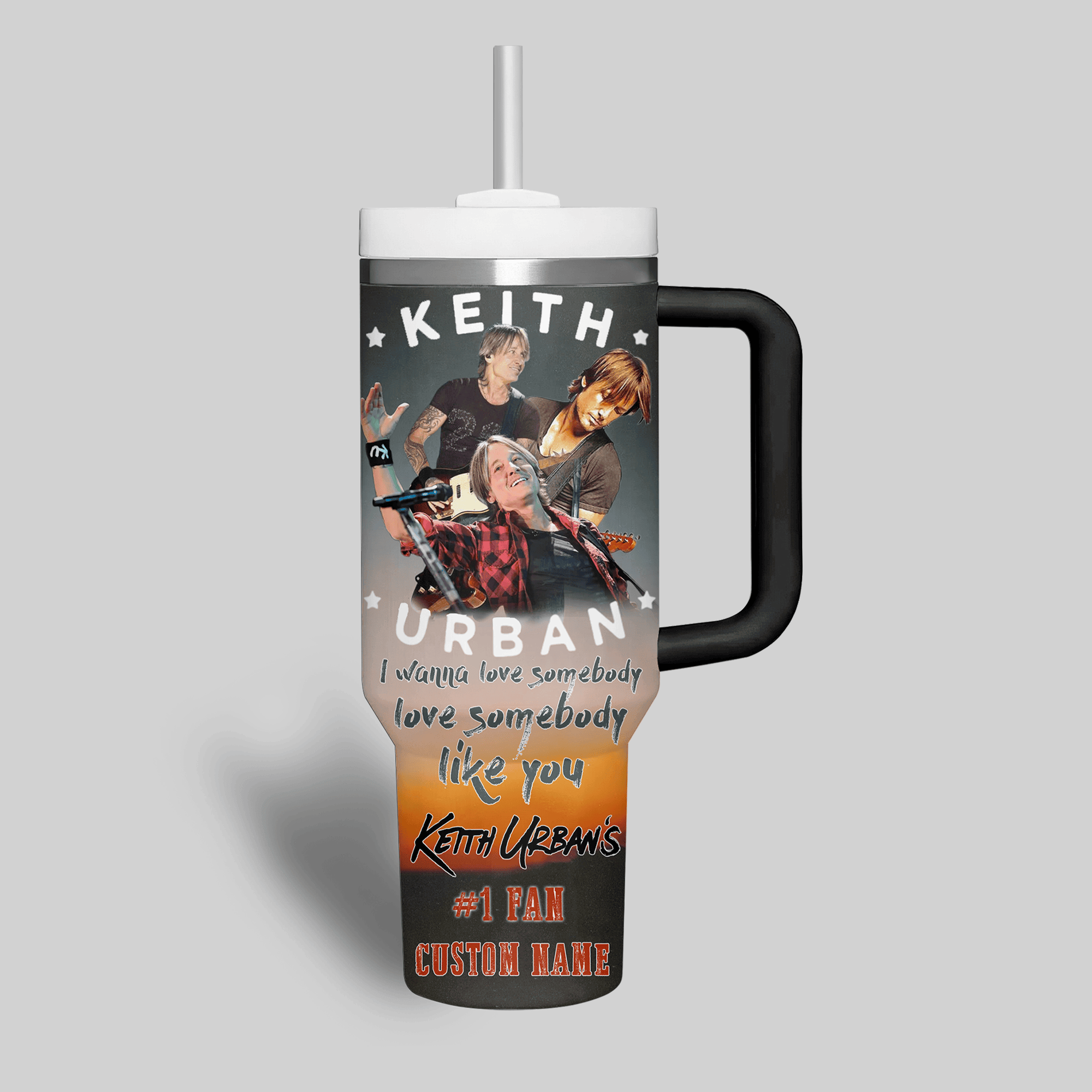 Keith Urban Music Custom Stanley Cup 40 oz 30 oz Tumbler With HandleTVC2301280 - Image 4