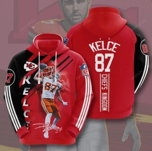 KELCE 87 Kansas City Chiefs 3D All Over Print Hoodie, Zip Hoodie