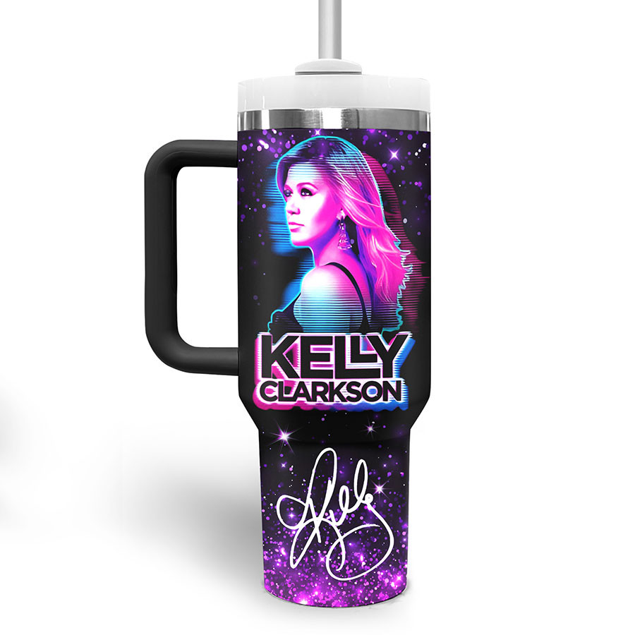 Kelly Clarkson Music Custom Stanley Cup 40 oz 30 oz Tumbler With HandleTVC2301325 - Image 4