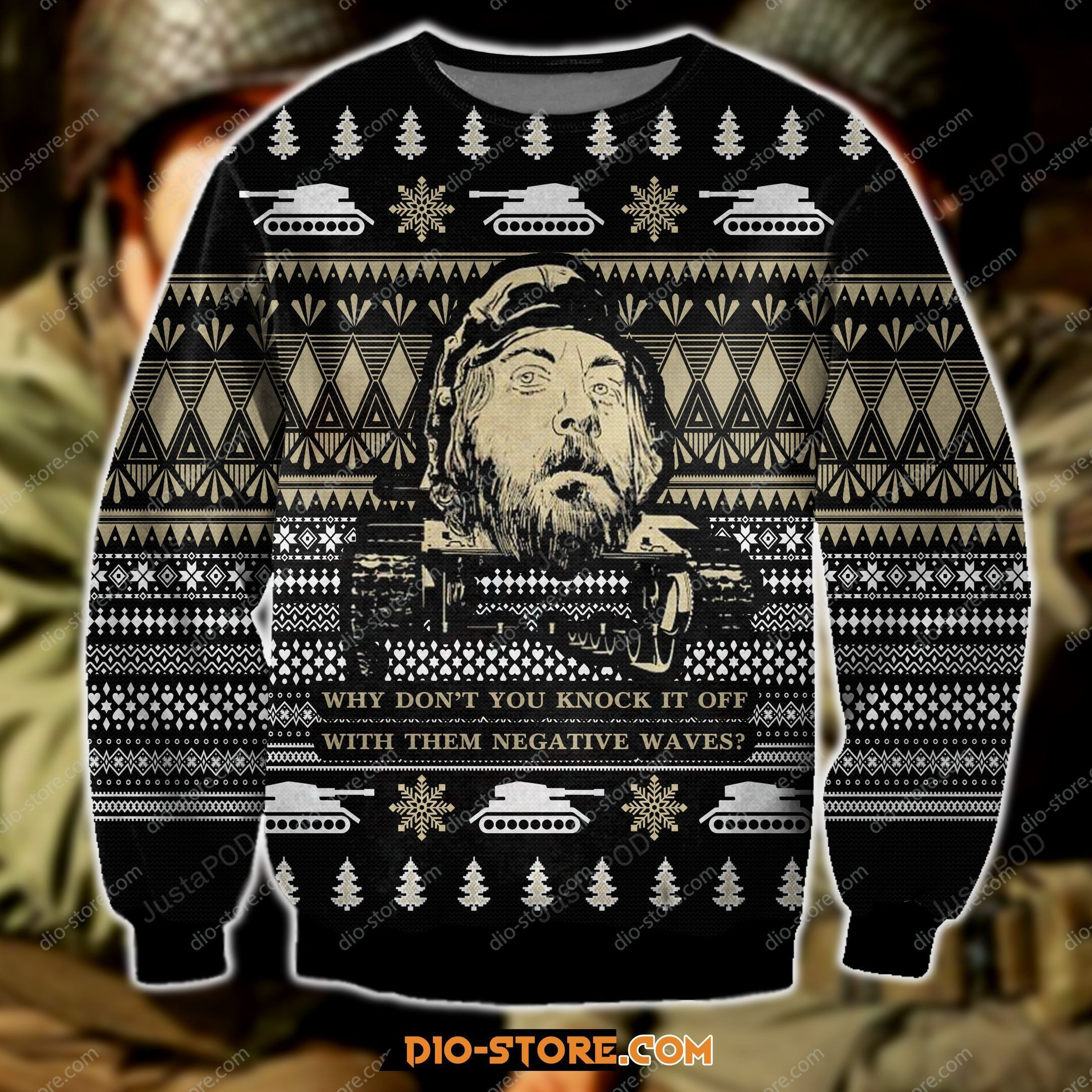 Kellys Heroes Ugly Christmas Sweater Adult 3D Funny Matching for family