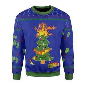 Kellys Ugly Christmas Sweater Adult 3D Funny Matching for family