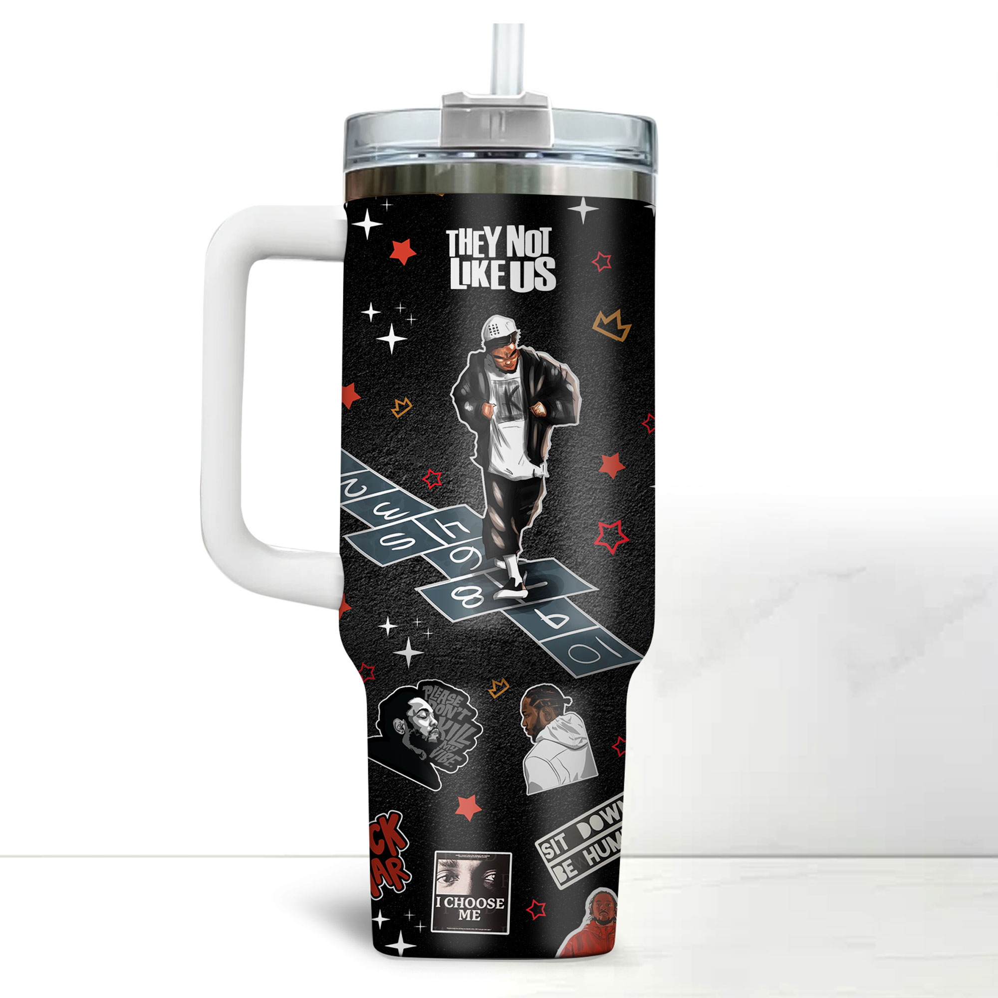 Kendrick Lamar Music Custom Stanley Cup 40 oz 30 oz Tumbler With HandleTVC2301176 - Image 4