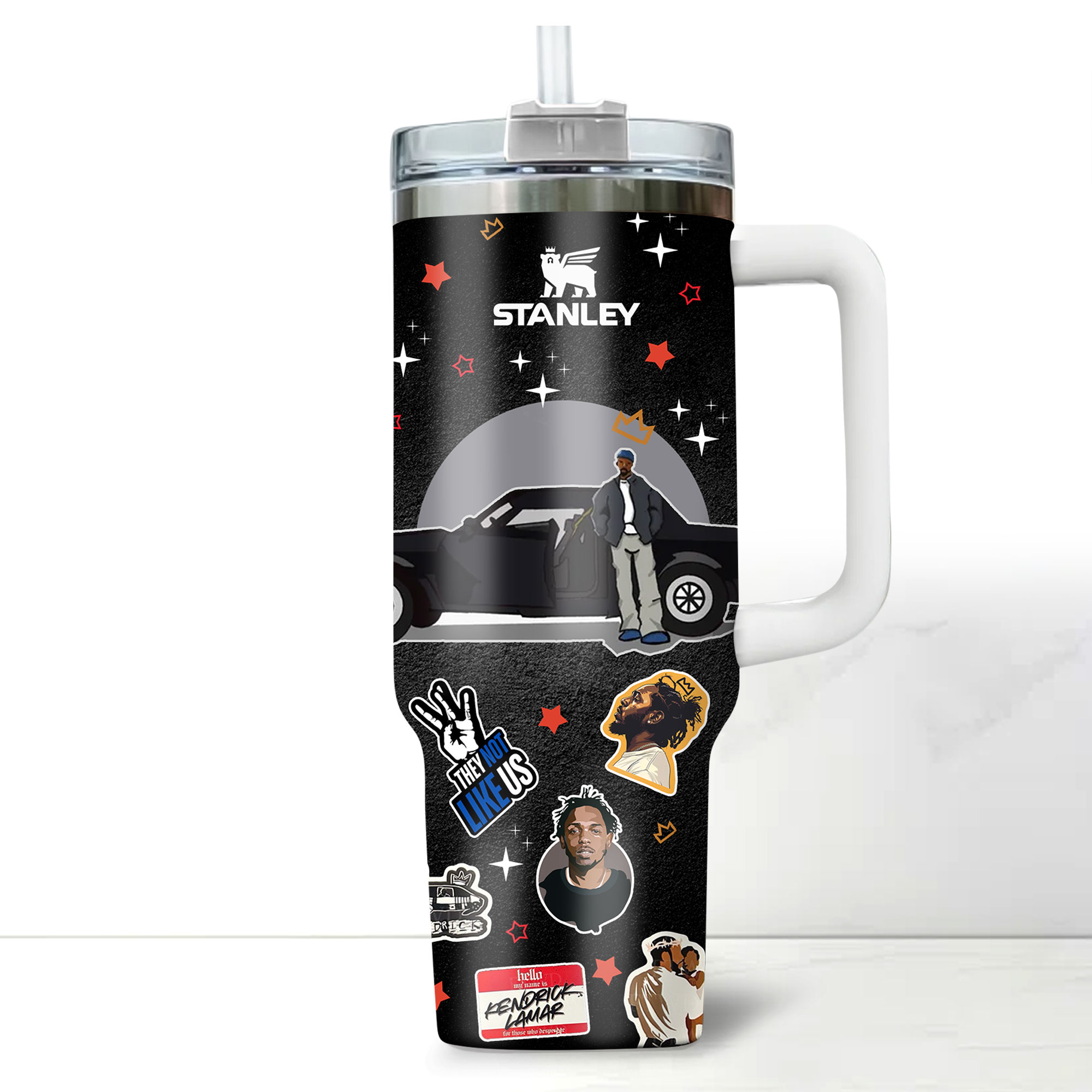 Kendrick Lamar Music Custom Stanley Cup 40 oz 30 oz Tumbler With HandleTVC2301176 - Image 3