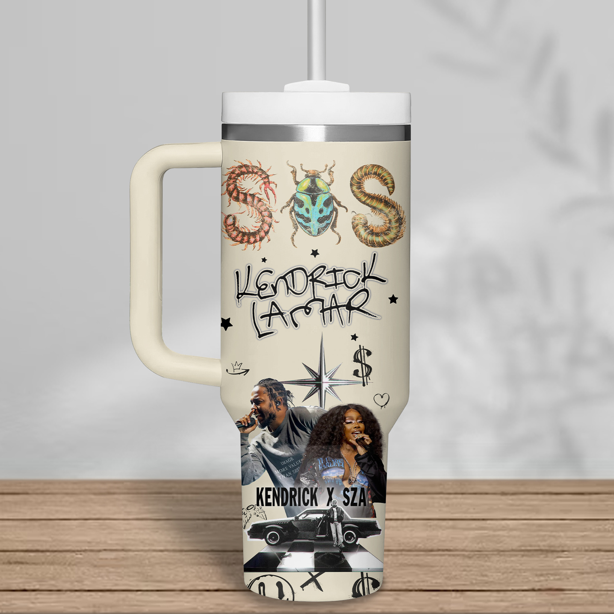Kendrick Lamar Music Custom Stanley Cup 40 oz 30 oz Tumbler With HandleTVC2301178 - Image 3