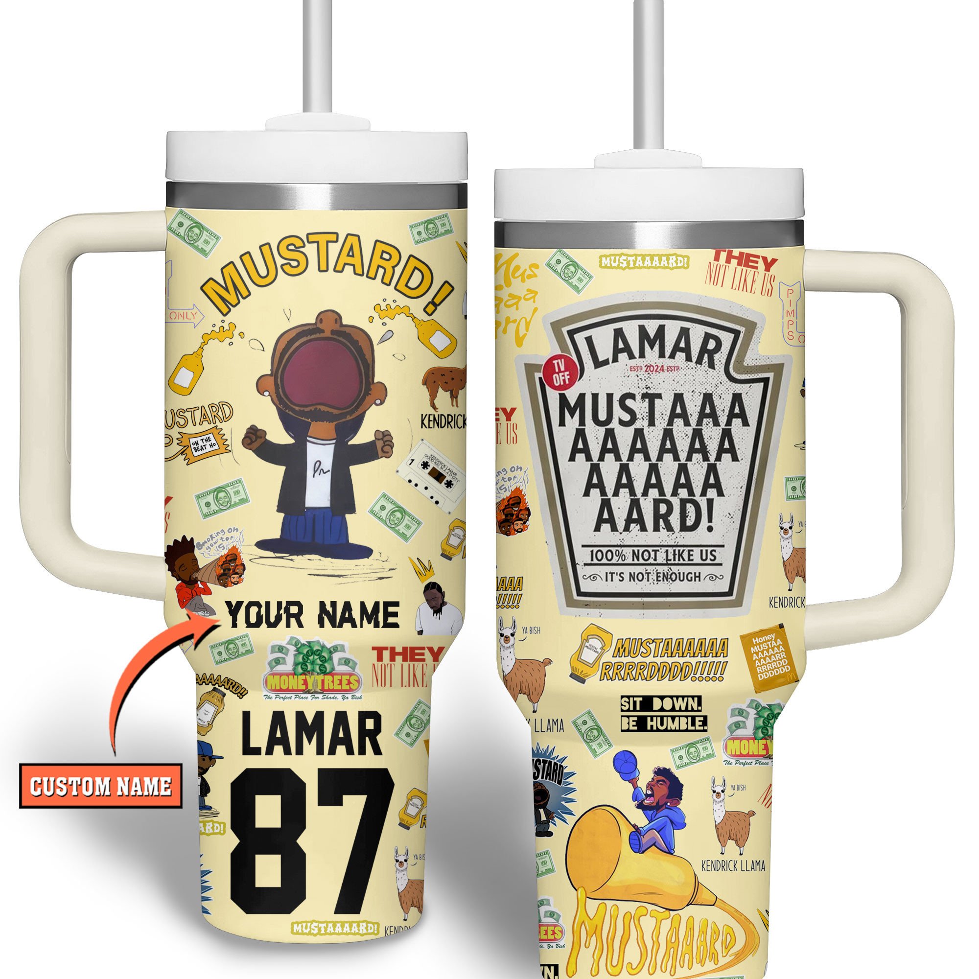 Kendrick Lamar Music Custom Stanley Cup 40 oz 30 oz Tumbler With HandleTVC2301278