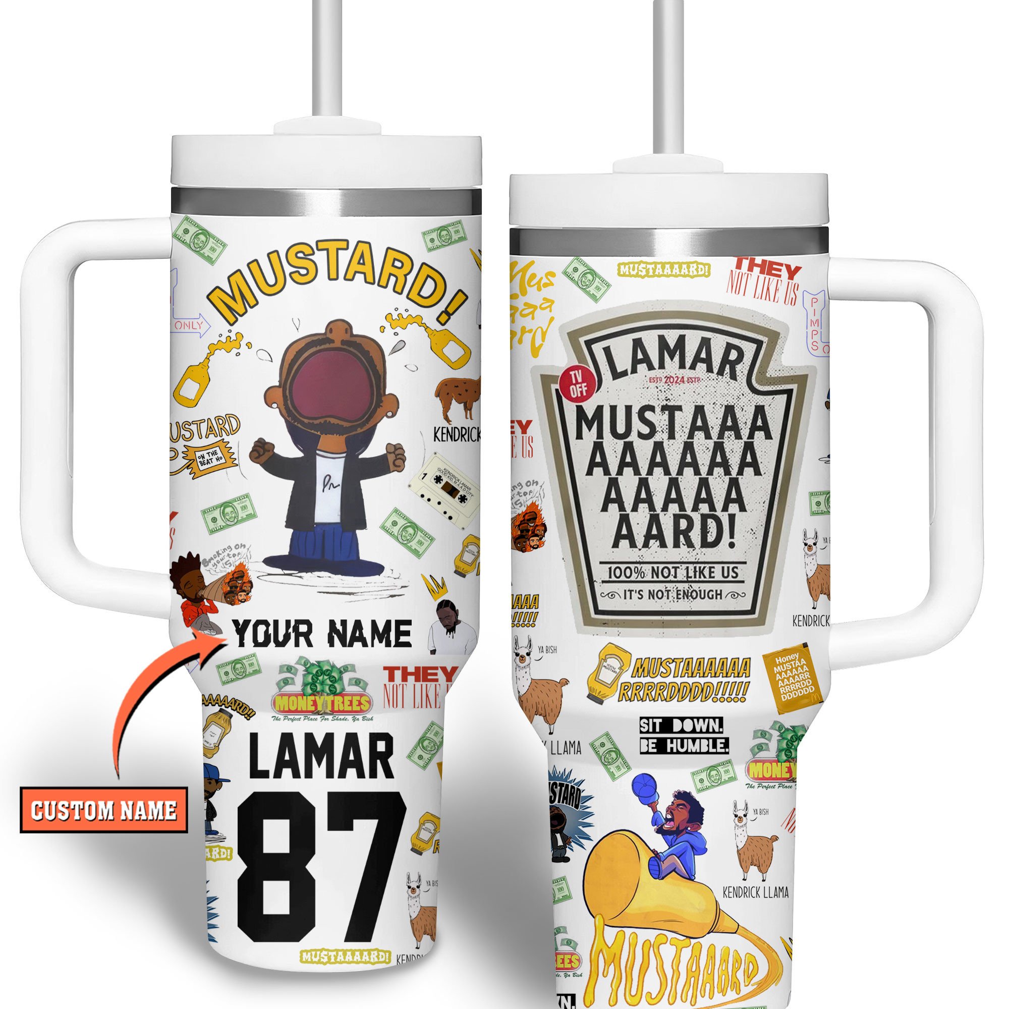 Kendrick Lamar Music Custom Stanley Cup 40 oz 30 oz Tumbler With HandleTVC2301278